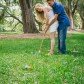 Couple Playing Croquet